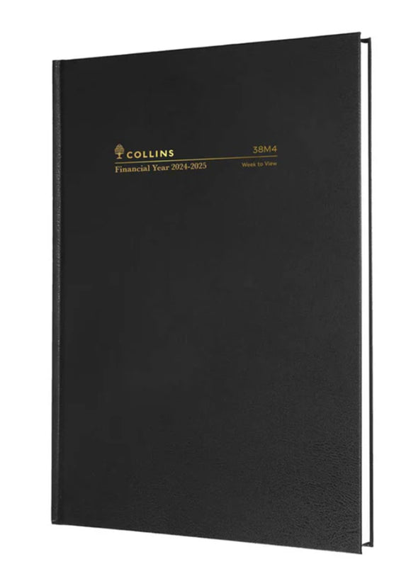 2024 2025 Collins Financial Year Diary Week to View WTV A5 Black