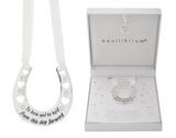 Wedding Horse Shoe Silver Plated Bride Lucky Charm Gift for Bride Bridal Shower