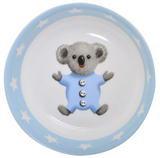 Baby Koala 3 Pieces Breakfast Set Ceramic Plate/ Bowl/ Cup Newborn Baby Boy Gift