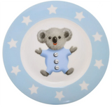 Baby Koala 3 Pieces Breakfast Set Ceramic Plate/ Bowl/ Cup Newborn Baby Boy Gift
