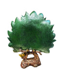Peacock Statue Table Decor Glittering Resin Peacock Spreading Tail
