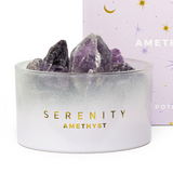 Serenity Crystal Potpourri & Oil Home Fragrance Diffuser - Amethyst