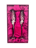 Whitehill Crystal Inifinity Wedding Champagne Flute Glass Set of 2