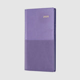 2025 Diary Collins Vanessa Week to View WTV Slim Landscape B6/7 Purple / Lilac