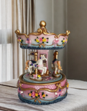 Pink Musical Carousel Rotating Horse Carousel Newborn/ Baby Shower Gift