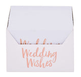 Wedding Wishes Jar Well Wishes Messages Glass Jar Box with Wooden Lid