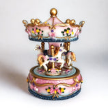 Pink Musical Carousel Rotating Horse Carousel Newborn/ Baby Shower Gift