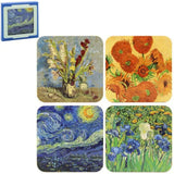 Vincent Van Gogh Painting Artists Drink Coasters Set of 4 Cork Coasters Set