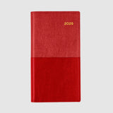 2025 Diary Collins Vanessa Week to View WTV Slim Landscape B6/7 Red