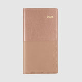 2025 Diary Collins Vanessa Week to View WTV Slim Landscape B6/7 Rose Gold