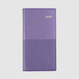 2025 Diary Collins Vanessa Week to View WTV Slim Landscape B6/7 Purple / Lilac