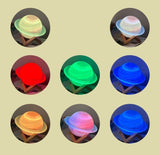 Saturn Planet Colour Changing Night Light with Bluetooth Connected HIFI Speaker