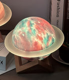 Galaxy Planet Colour Changing Night Light with Bluetooth Connected HIFI Speaker
