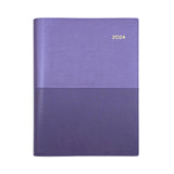 2024 Diary Collin Vanessa Diary A4 Day to Page DTP Diary Purple