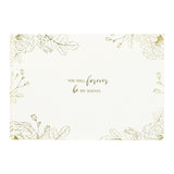 You Will Forever Be My Always Wedding Guest Book Message Sign Book 160 Blank Pages
