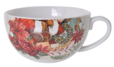 Christmas Jolly Santa Tea For One- Teapot and Tea Cup Set