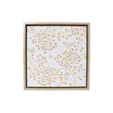 Full Bloom Light Framed Canvas 34x34 Home Wall Art Canvas