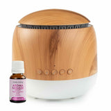 Lively Living Aroma Snooze Sleep Aid Diffuser + Bonus Oil -Wood Grain