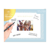 18th Birthday Sign Board Photo Frame with Marker