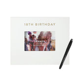 18th Birthday Sign Board Photo Frame with Marker