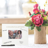 Congratulations Sign Board Photo Frame with Marker