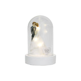 Wedding Dome - Light - Up Glass Wedding Figurine Table Decor