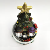 Musical LED Christmas Village Carolers Under Tree With Rotating Train