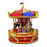 Christmas Carousel Large Musical Led Light up Xmas Merry Go Around Ornament