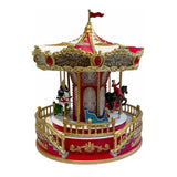 Christmas Carousel Large Musical Led Light up Xmas Merry Go Around Ornament