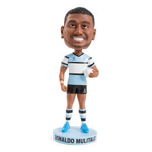 NRL Cronulla Sharks Collectible Bobblehead Figurine - Ronaldo Mulitalo