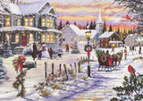 Christmas Holiday Deluxe Boxed Cards - Christmas Village Cards - Box of 20 Cards