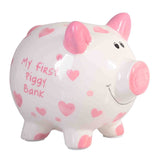 Piggy Money Bank  My First Piggy Money Bank Large Pink Money Box for Baby or kid