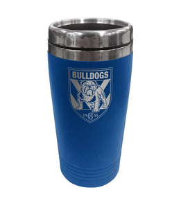 NRL Canterbury Bankstown Bulldogs Stainless Steel Coffee Travel Mug