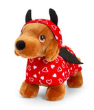 Keeleco Valentines Sausage Dog Valentine's Teddy Soft Plush Toy for Lover