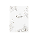 Gold Foil Floral Detailed Wedding Planner Organizer Diary - Engagement Gift