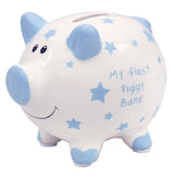 Piggy Money Bank  My First Piggy Money Bank Large Blue Money Box for Baby or kid