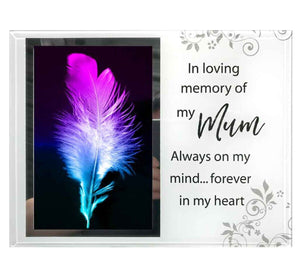 In Loving Memory of Mum Memorial Photo Frame Picture 4' x 6' Sympathy Gift