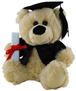 Elka Graduation Bear Graduation Teddy Australia ECO Plush Toy - Sit Height 25cm