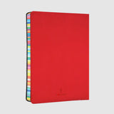 2025 Collins Edge Rainbow Diary / Planner Day to a Page DTP A5 Red