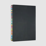 2025 Collins Edge Rainbow Diary Planner Week to View WTV A5 Black