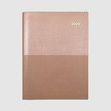 2025 Diary Collins Vanessa Week to View WTV Diary Hourly A5 Rose Gold