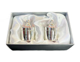 Silver Plated Baby Bear My First Tooth & My First Curl Box Baby Tooth Hair Box