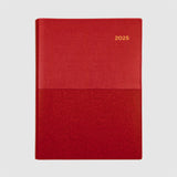 2025 Diary Collins Vanessa Week to View WTV Diary Hourly A5 Red