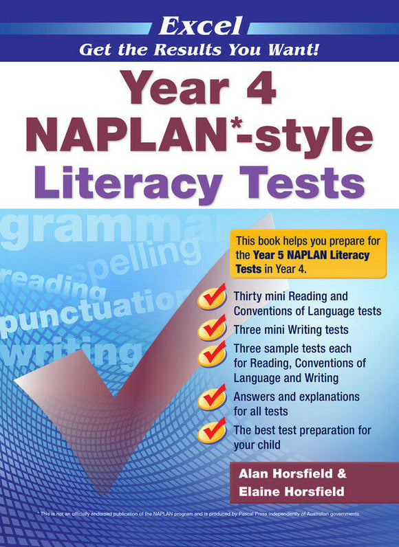 Excel - Year 4 NAPLAN*-style Literacy Tests