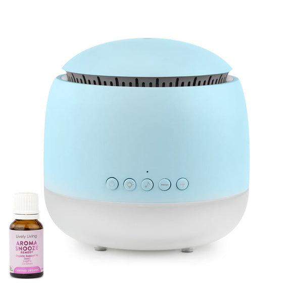 Lively Living Aroma Snooze Sleep Aid Diffuser+Bonus Oil - Blue