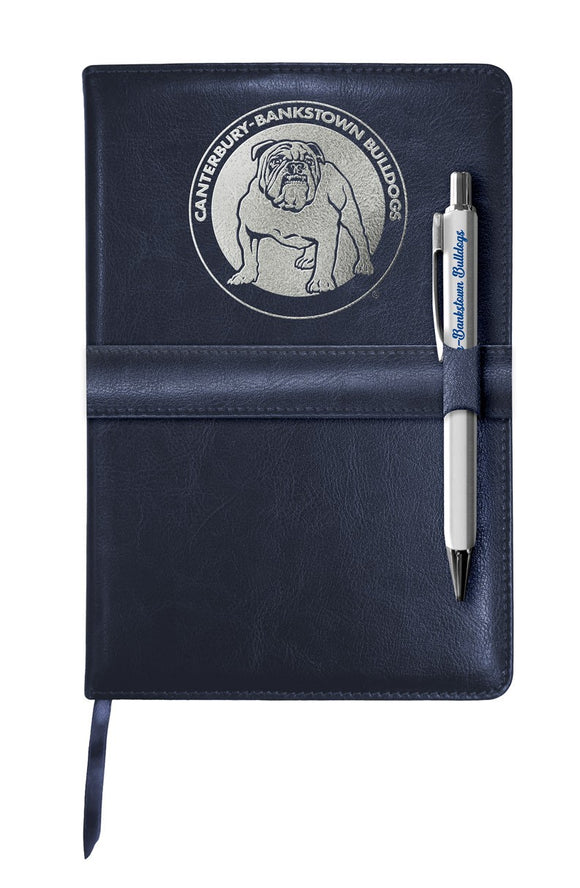 NRL Canterbury Bankstown Bulldogs Heritage Logo Notebook & Pen Gift Pack