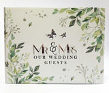 Wedding Guest Book Mr & Mrs Our Wedding Ruled Guest Book