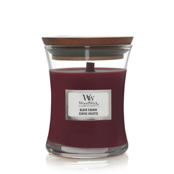 WoodWick Candle - Black Cherry - Medium 295g