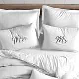 Splosh Mr & Mrs Pillow Case Set Wedding / Engagement / Wedding Anniversary Gift