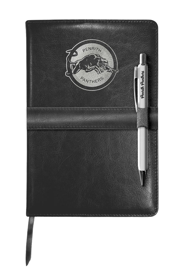 NRL Penrith Panthers Heritage Logo Notebook & Pen Gift Pack